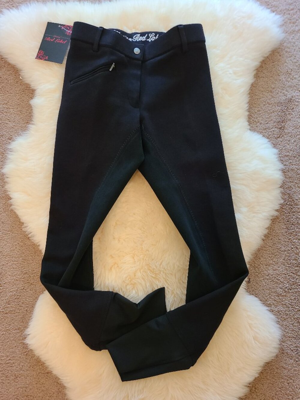 Elation Red Label Full Seat (NOT Silicone) Cool/Cold Weather Breeches-  26R NWT